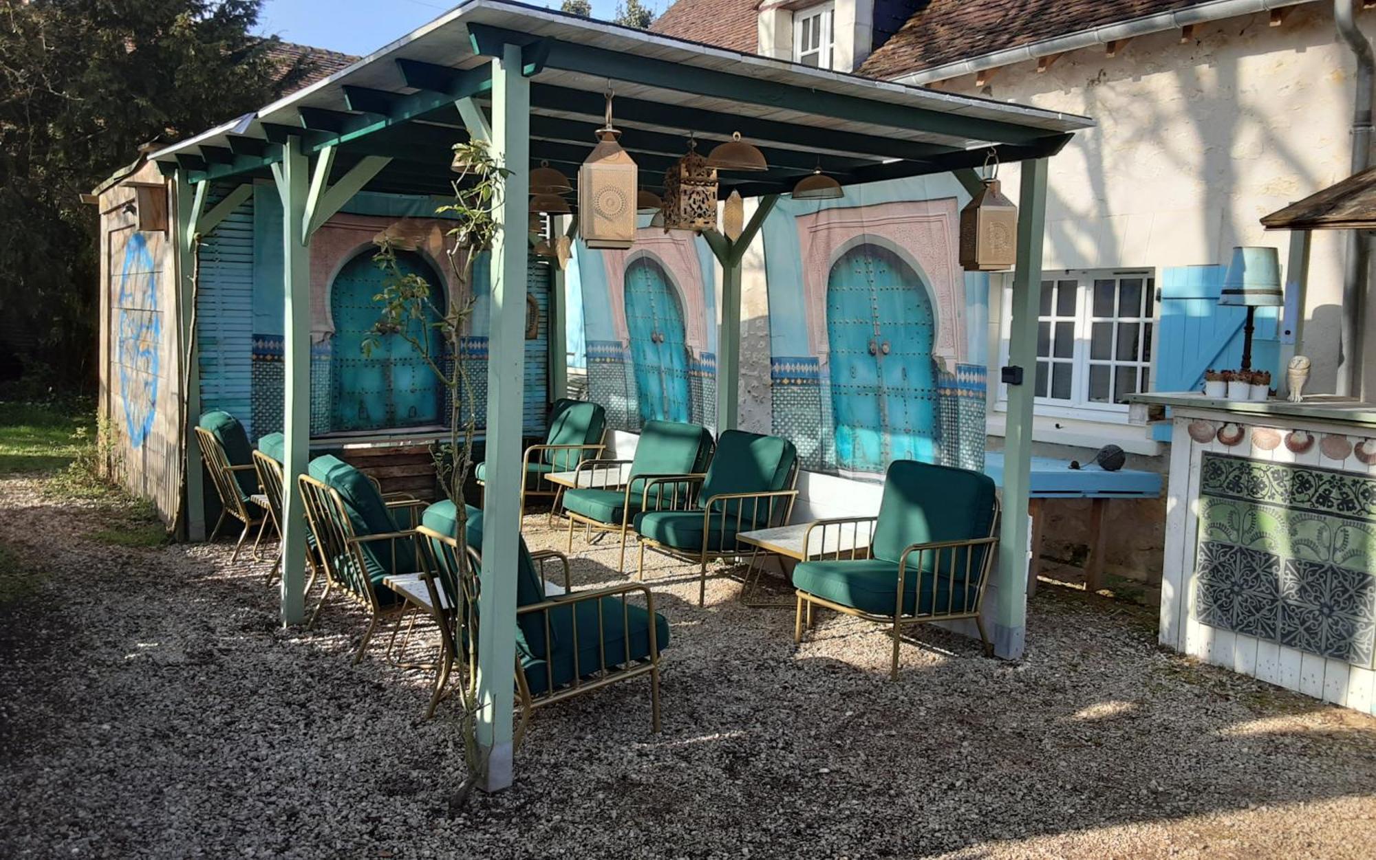 'La Menagerie' Bed & Breakfast Châteauvieux Exterior foto